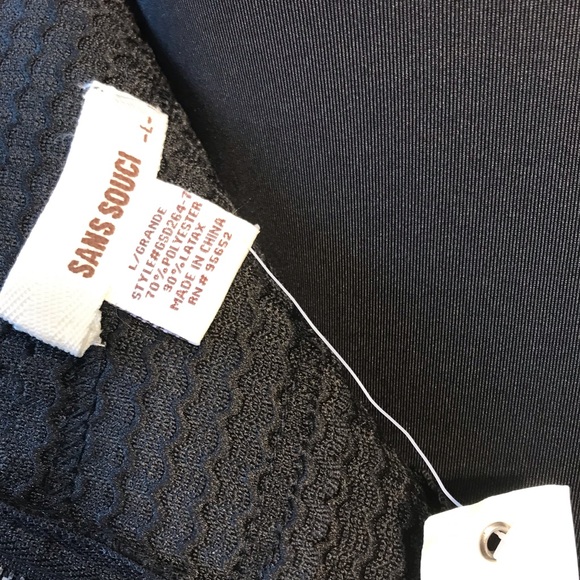 Black and White Strapless Dress - Picture 6 of 6